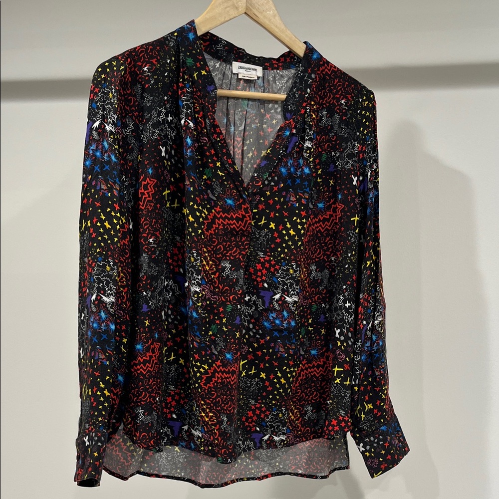 Zadig & Voltaire Multicolor Patterned Blouse